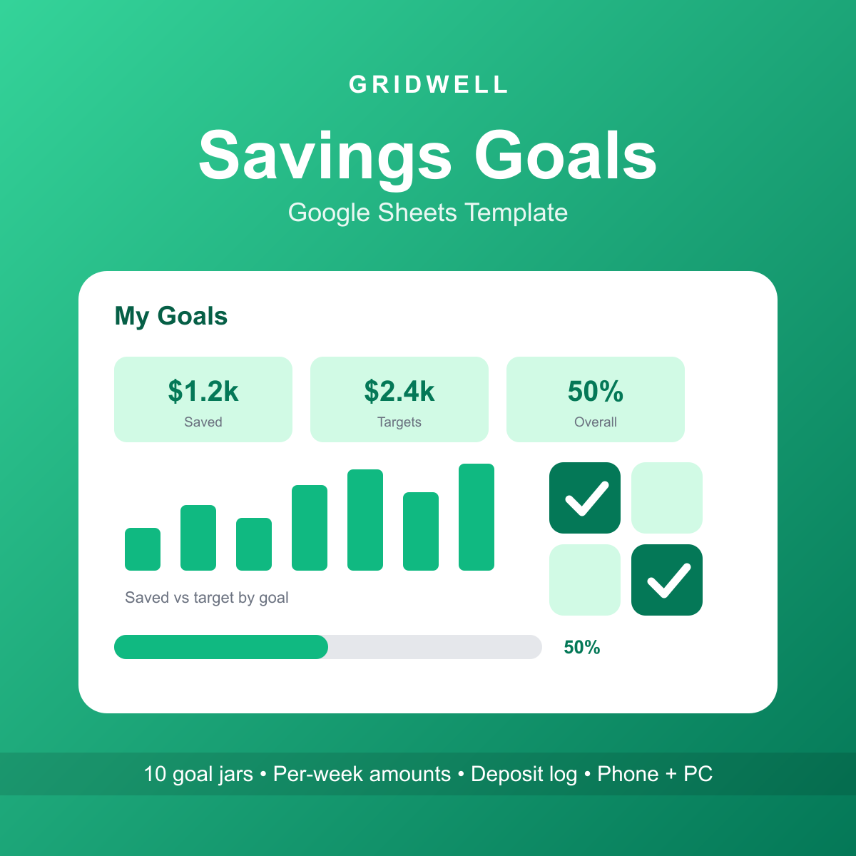 Savings Goals cover