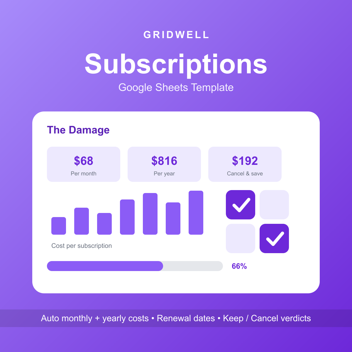 Subscription Tracker cover